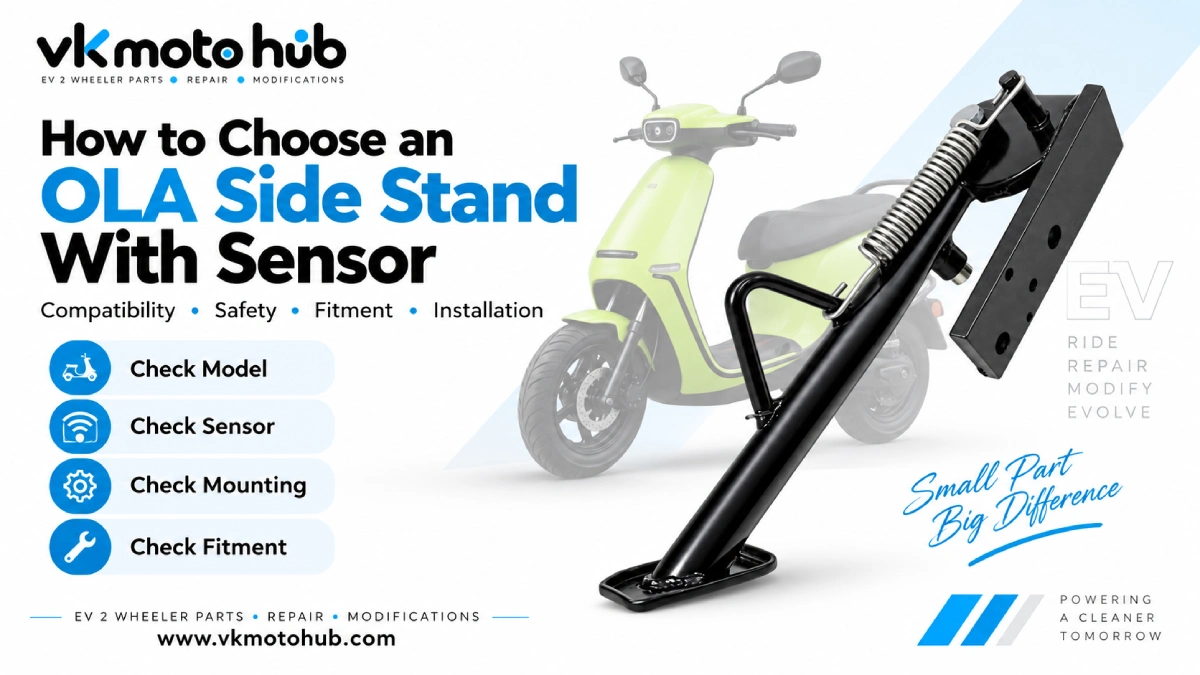 OLA Side Stand With Sensor features and replacement